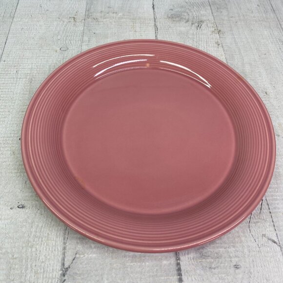 Nancy Calhoun DARK ROSE Japan Solid Color 8" Smooth Stoneware Salad Plates Set 5 - Picture 8 of 16